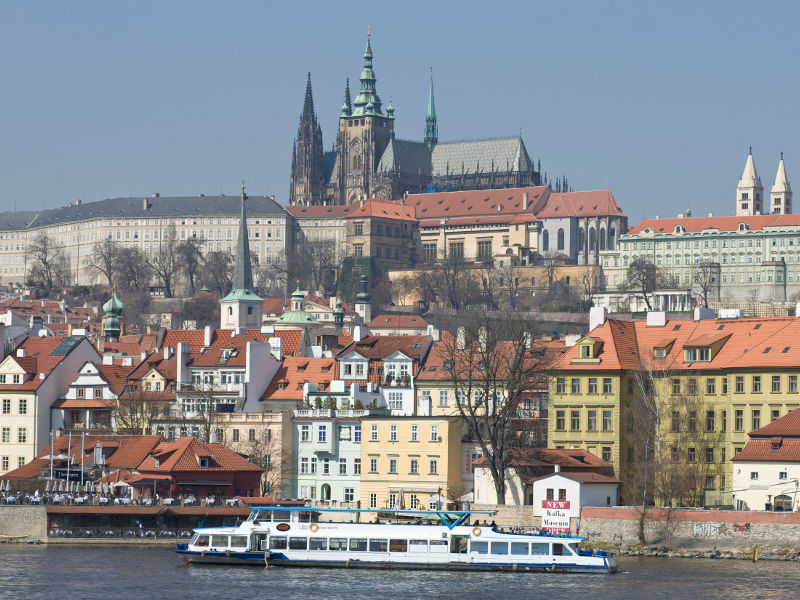 Hotel Occidental Praha Wilson Esterno foto The Vltava River in Prague